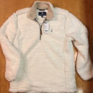 Southern shirt Sherpa pullover with pockets